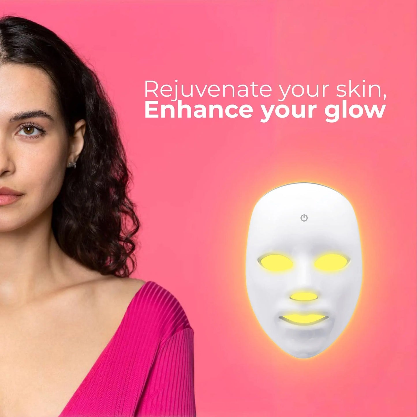 7-in-1 LED Light Therapy Face Mask – Advanced Skincare at Home! Pursonic